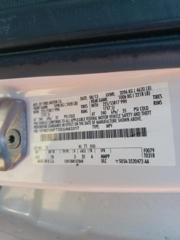 1FMCU0F7XEUA63317 Ford ESCAPE S
