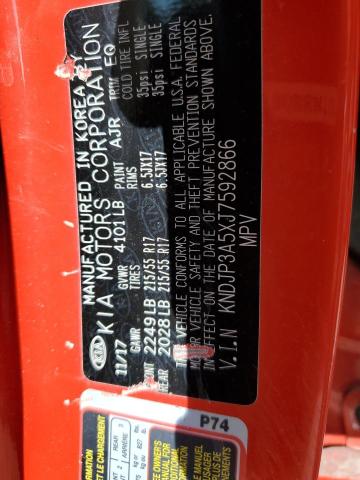 KNDJP3A5XJ7592866 KIA SOUL +