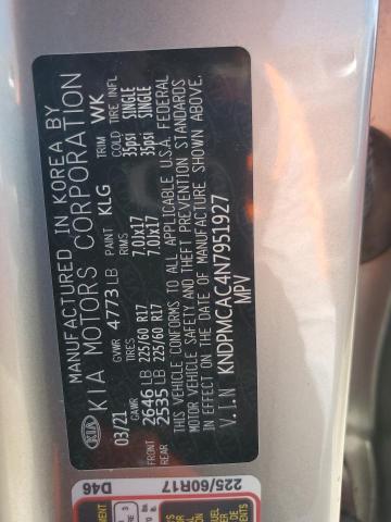 KNDPMCAC4N7951927 KIA Sportage Lx