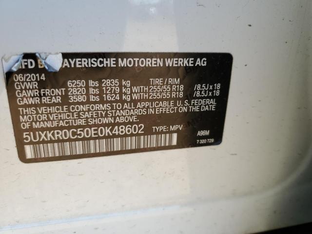 5UXKR0C50E0K48602 BMW X5 Xdrive35i
