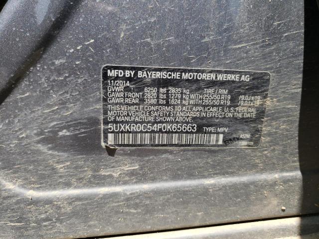 5UXKR0C54F0K65663 BMW X5 Xdrive35i