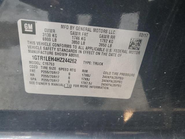 2017 GMC SIERRA 1GTR1LEH4HZ244262