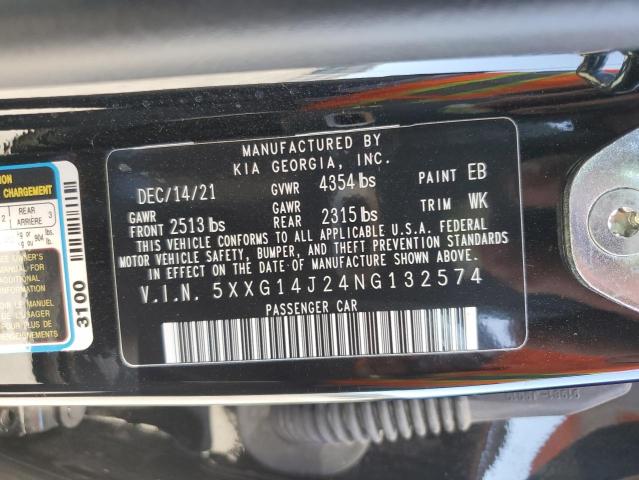 5XXG14J24NG132574 KIA K5 LXS