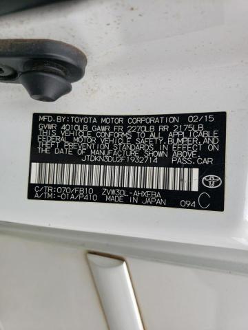 JTDKN3DU2F1932714 Toyota PRIUS