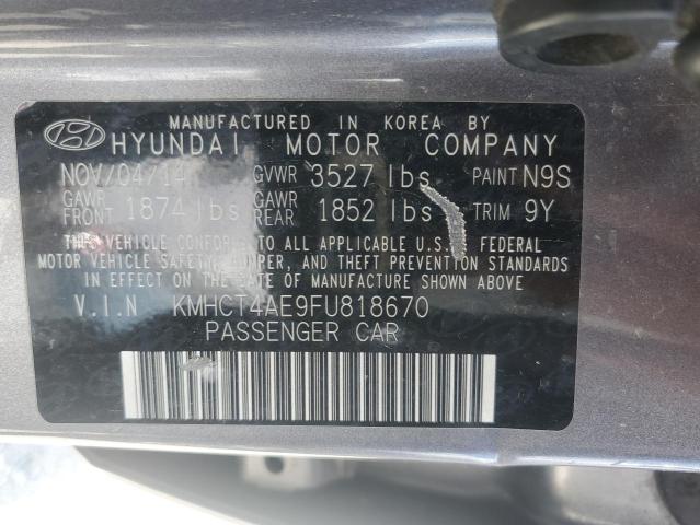KMHCT4AE9FU818670 Hyundai ACCENT GLS