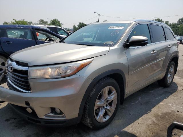 VIN 5TDDKRFH2ES022230 2014 Toyota Highlander, Limited no.1