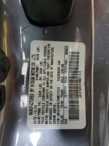 2015 INFINITI Q60 BASE JN1CV6FE1FM811010