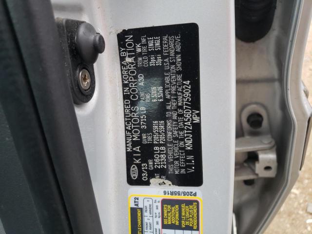 2013 Kia Soul VIN: KNDJT2A56D7759024 Lot: 55204343