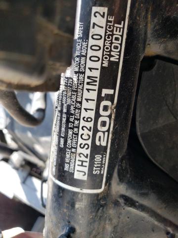 2001 HONDA ST1100 JH2SC26111M100072