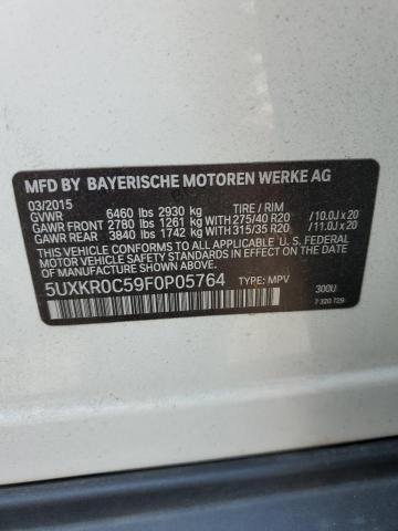5UXKR0C59F0P05764 BMW X5 Xdrive35i