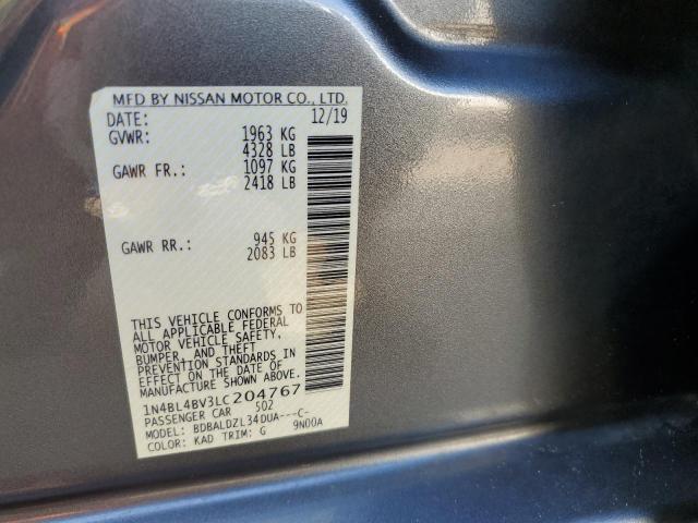 1N4BL4BV3LC204767 Nissan ALTIMA S