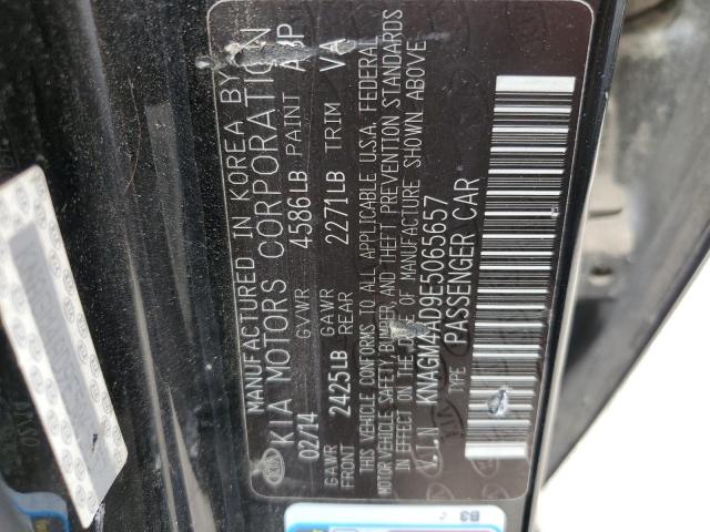 KNAGM4AD9E5065657 KIA OPTIMA HYBRID