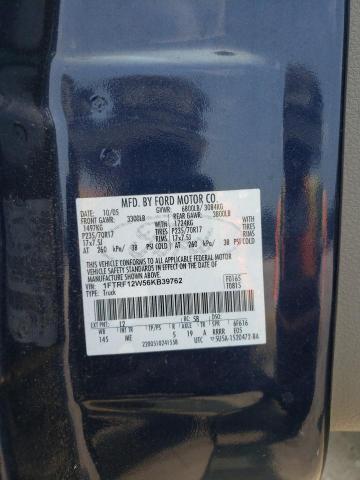 2006 Ford F150 VIN: 1FTRF12W56KB39762 Lot: 58253563