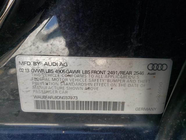 VIN WAUBFAFL9DN037973 2013 Audi A4, Premium no.12