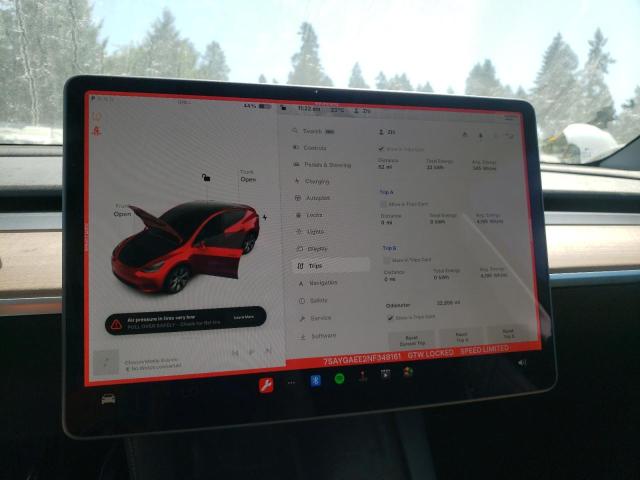 7SAYGAEE2NF348161 Tesla Model Y