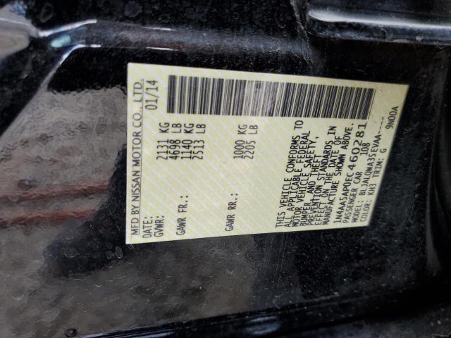 1N4AA5AP0EC460281 Nissan MAXIMA S