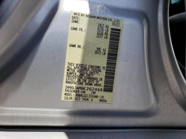 1N4AL3AP8HC262468 Nissan ALTIMA 2.5