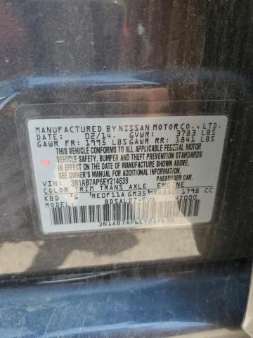 3N1AB7AP6EY214638 Nissan SENTRA S