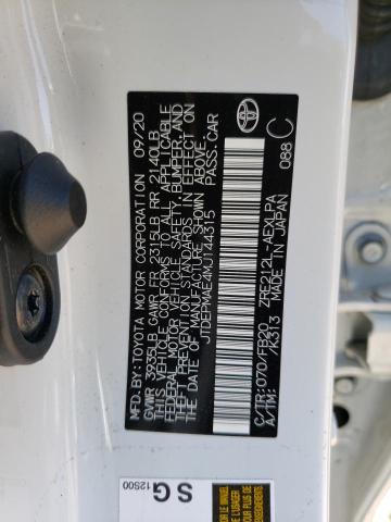 JTDEPMAE4MJ144315 Toyota COROLLA LE