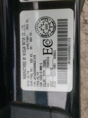 JN1AZ4EHXKM421318 Nissan 370Z BASE