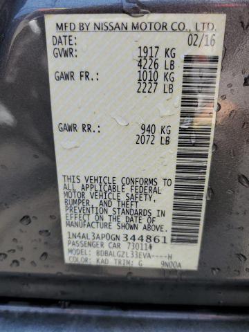 1N4AL3AP0GN344861 Nissan ALTIMA 2.5