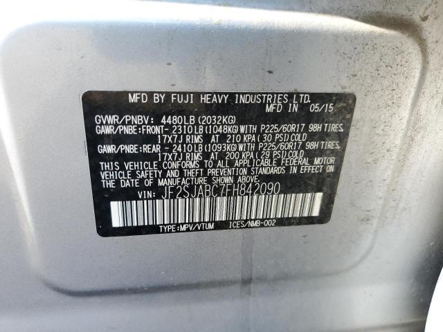 JF2SJABC7FH842090 Subaru Forester 2.5i