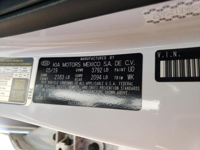 3KPF24AD8KE125657 KIA FORTE FE