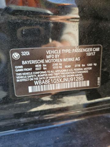 WBA8E1G5XJNU91285 BMW 320 I