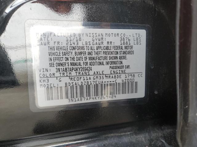 3N1AB7AP4KY269424 Nissan SENTRA S