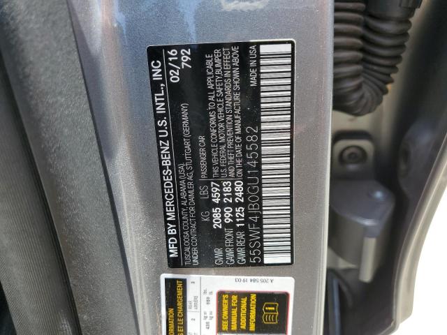 55SWF4JB0GU145582 Mercedes-Benz C 300
