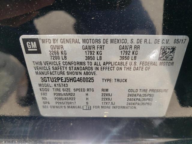 3GTU2PEJ5HG460025 GMC Sierra K1500 Denali