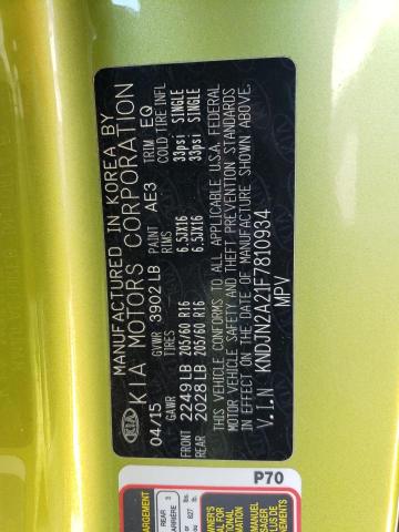 KNDJN2A21F7810934 KIA Soul