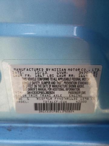 3N1CE2CP8EL392824 Nissan Versa Note S