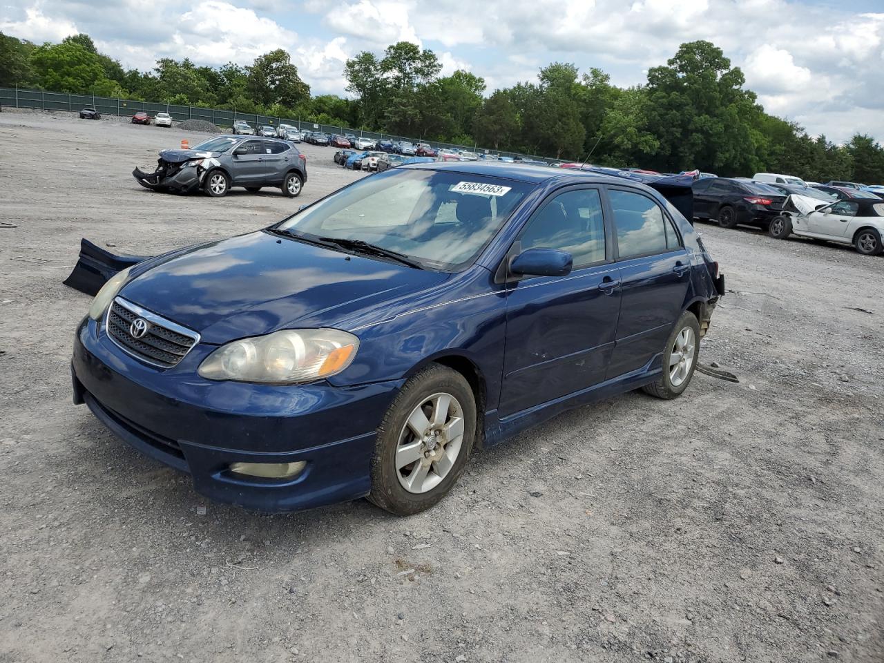 2006 TOYOTA COROLLA CE BLUE 1NXBR32E86Z689243