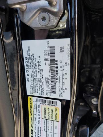 3FA6P0LUXKR188927 Ford FUSION SE