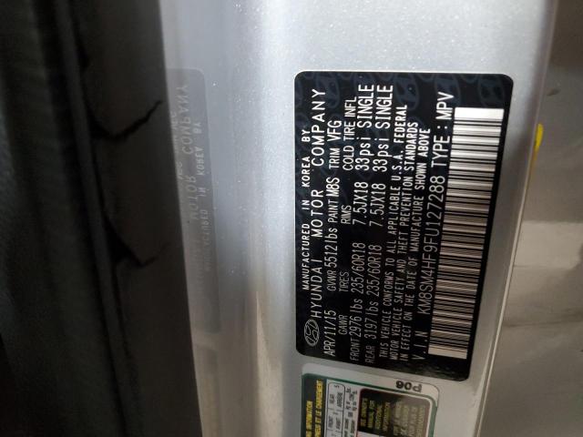 2015 HYUNDAI SANTA FE G - KM8SM4HF9FU127288