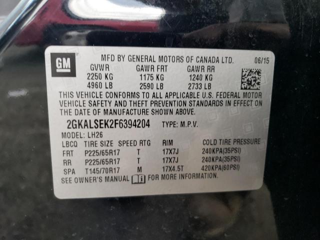 2GKALSEK2F6394204 GMC Terrain Slt