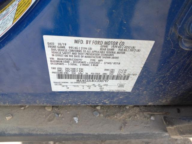 MAJ6S3JL8LC330797 Ford Ecosport Ses