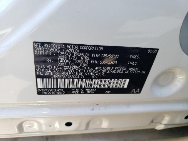 2023 SUBARU SOLTERRA P JTMABABA9PA004174