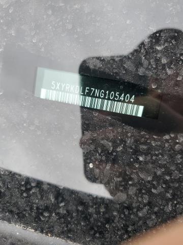 5XYRKDLF7NG105404 KIA SORENTO SX