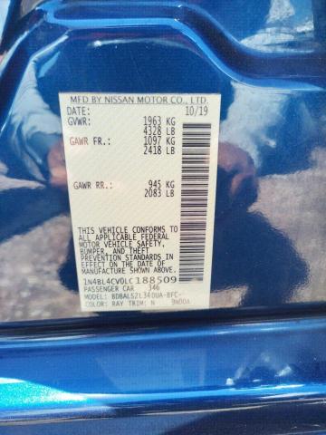 1N4BL4CV0LC188509 Nissan ALTIMA SR