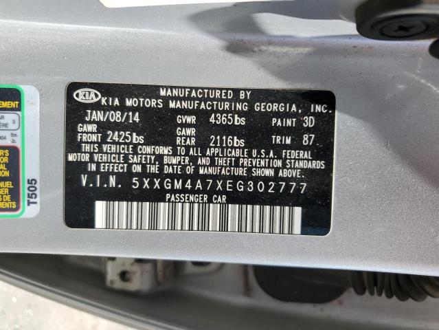 5XXGM4A7XEG302777 KIA Optima Lx