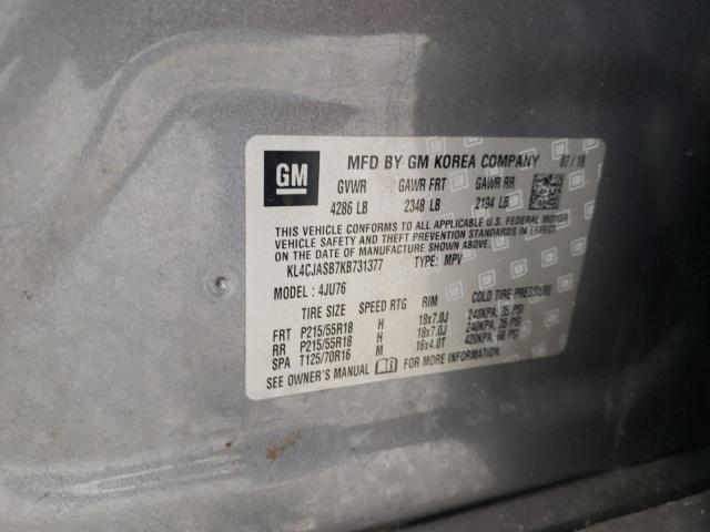 KL4CJASB7KB731377 Buick Encore Preferred