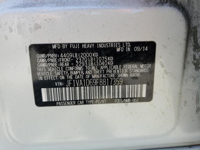 JF1VA1D69F8817359 Subaru Wrx Premium