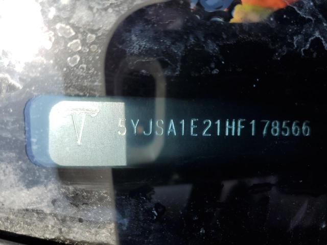 5YJSA1E21HF178566 Tesla MODEL S