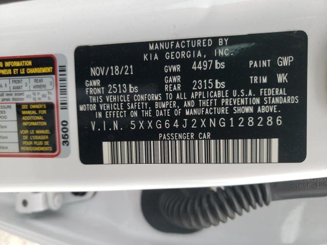5XXG64J2XNG128286 KIA K5 GT LINE