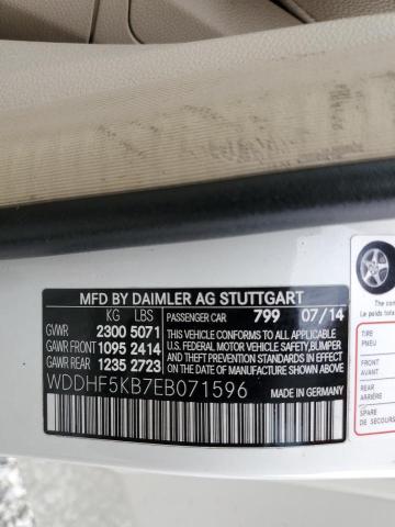 WDDHF5KB7EB071596 Mercedes-Benz E 350