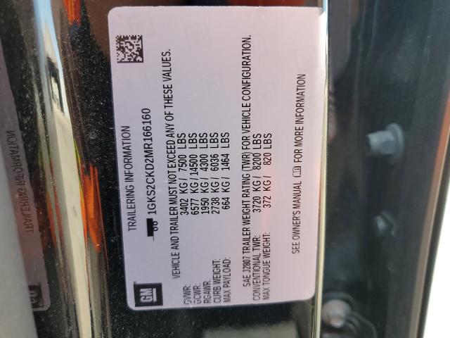 2021 GMC YUKON AT4 1GKS2CKD2MR166160