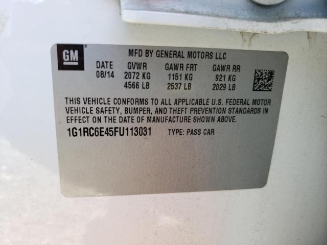 VIN 1G1RC6E45FU113031 2015 Chevrolet Volt no.12