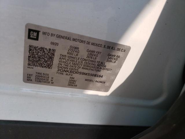 2021 CHEVROLET BLAZER 3LT - 3GNKBDRS9MS508164